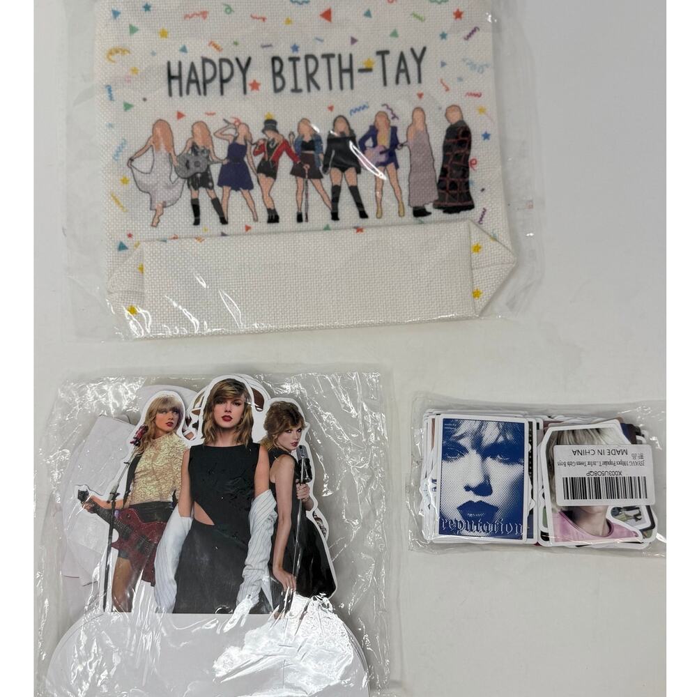 Taylor Swift Makeup/Cosmetic Bag, Stickers and Standees